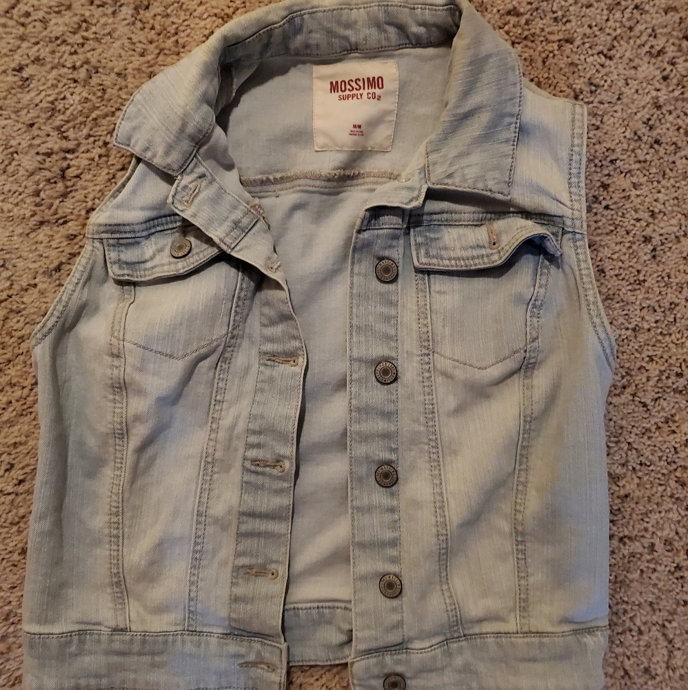Jean jacket vest